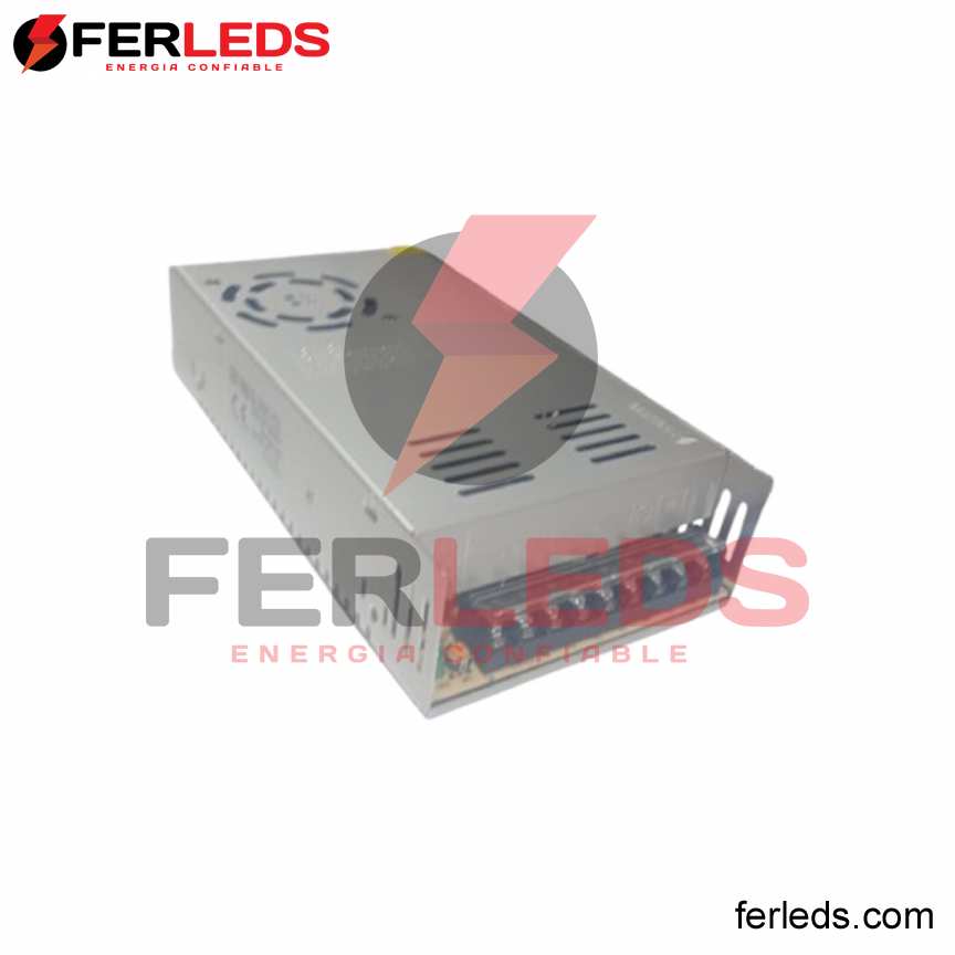 FERLEDS - TRANSFORMADOR METALICO CON CULER 40A - 12V - 480W