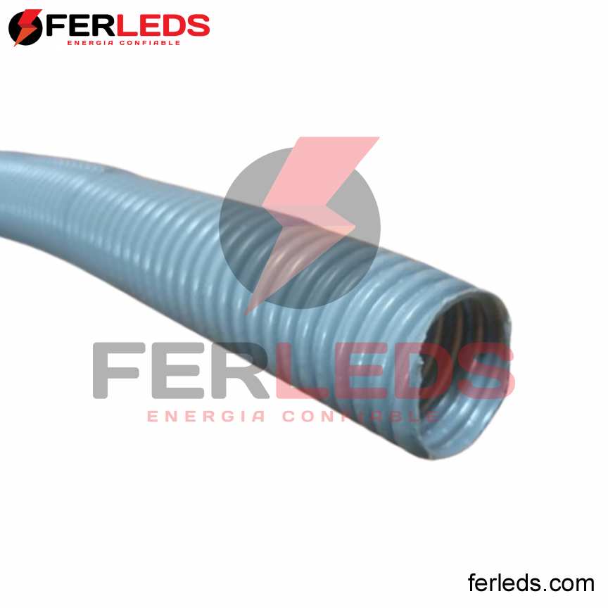 FERLEDS - TUBERIA CORRUGADO GRIS PVC 3´´ - ROLLO 100 M