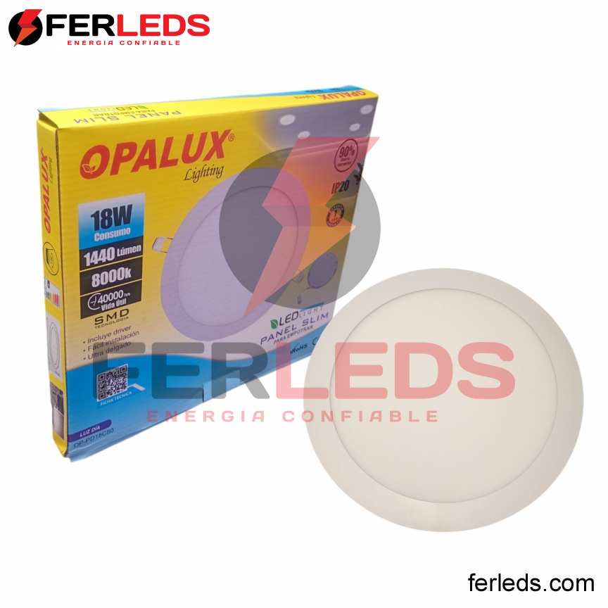 FERLEDS. OPALUX PANEL LED SLIM PARA EMPOTRAR