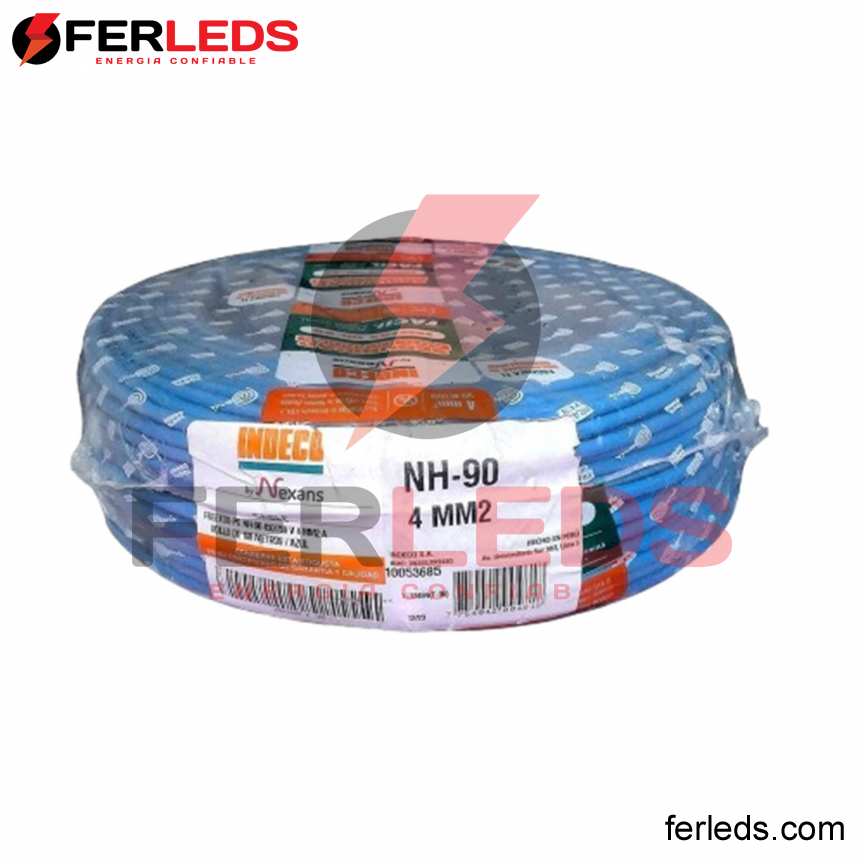 FERLEDS. INDECO CABLE NH-90 4MM AZUL
