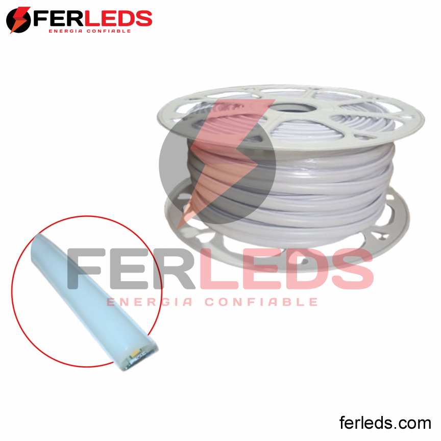 FERLEDS. MANGUERA LED COB  PAVONADO LUZ NEUTRA - 220V - 4000K