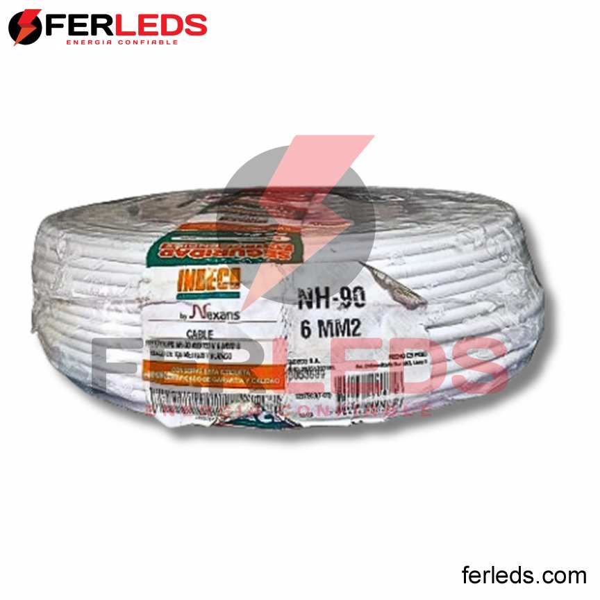 FERLEDS. INDECO CABLE NH-90  6MM2  BLANCO