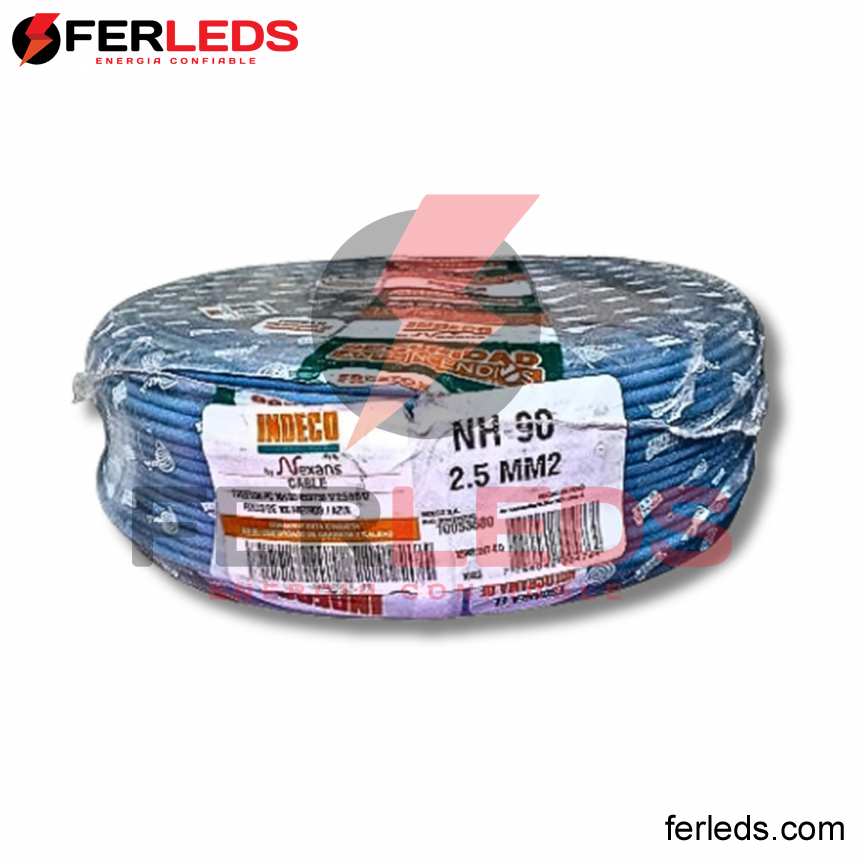 FERLEDS. INDECO CABLE NH-90 2.5MM2 AZUL