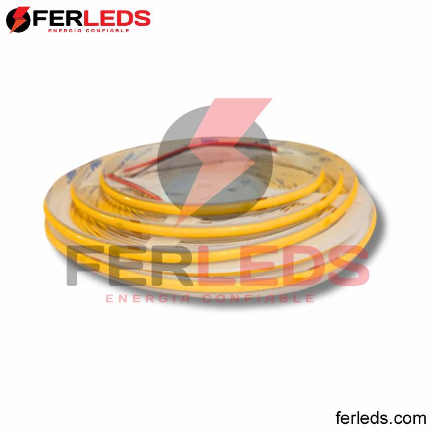 FERLEDS. CINTA LED COB LUZ CALIDA - 220V - ROLLO 10 MTS - 320 L/M - 3000K