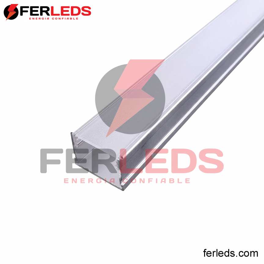 Perfil de Aluminio para Cinta LED Wall Panel 3m Gris 20x15mm