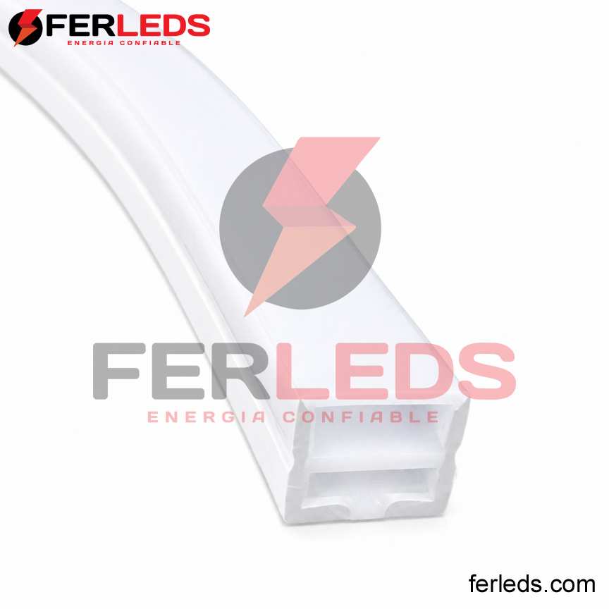 Perfil Flexible de Silicona para Wall Panel led rollo 100 metros (20x15mm)