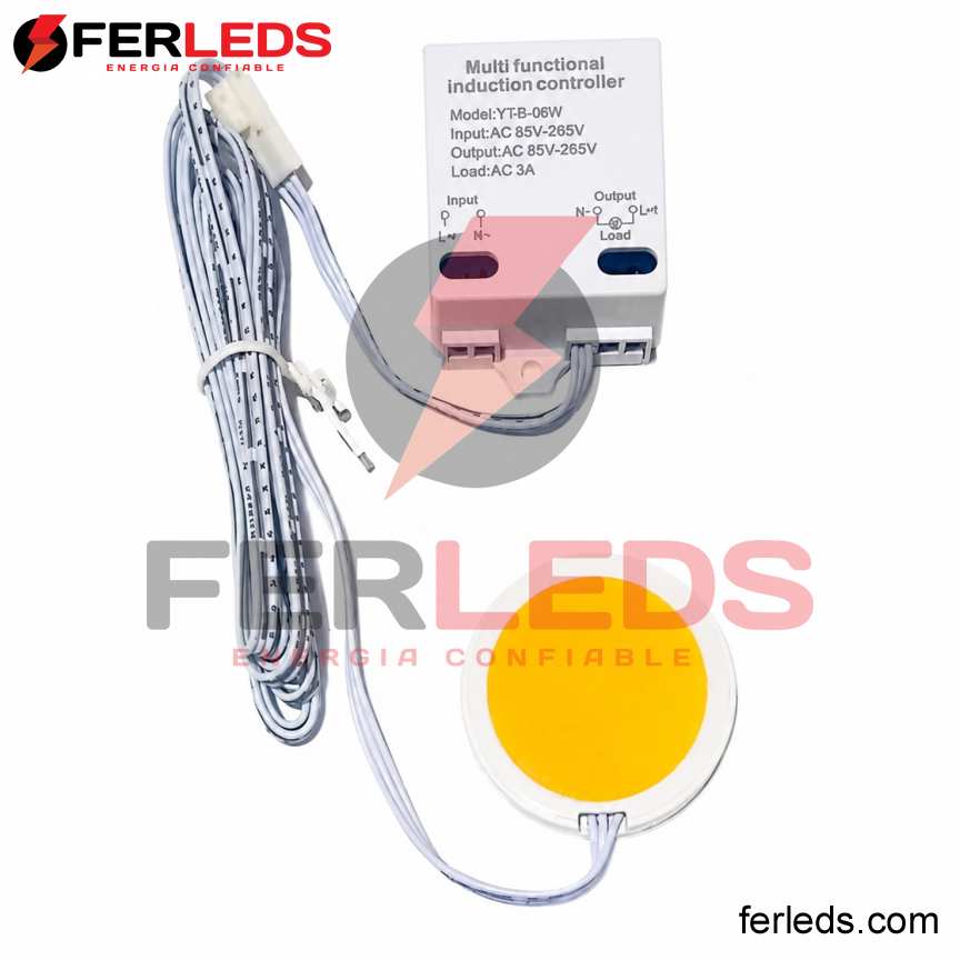 Interruptor Táctil 220V de Conexión Directa para Mueble