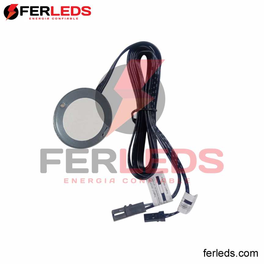 INTERRUPTOR TACTIL PARA MELAMINA 12V-24V-1TIEMPO