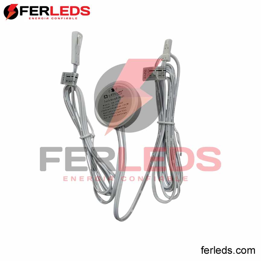 INTERRUPTOR TACTIL PARA MELAMINA 12V - 1 TIEMPO - 25MM