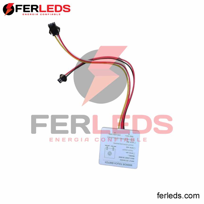 INTERRUPTOR TACTIL  DE ESPEJO  12V - 5 A - 3T