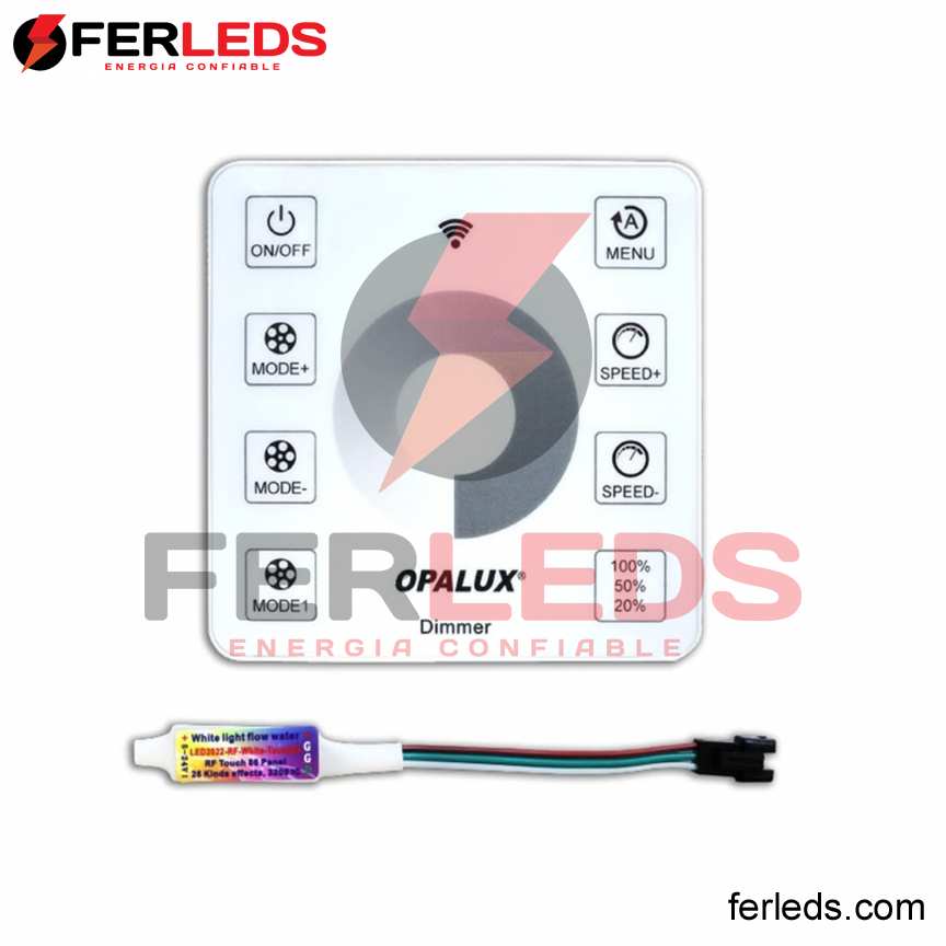 OPALUX CONTROLADOR TACTIL DIMMER DE CINTA LED 1 TIEMPO - 5/24V